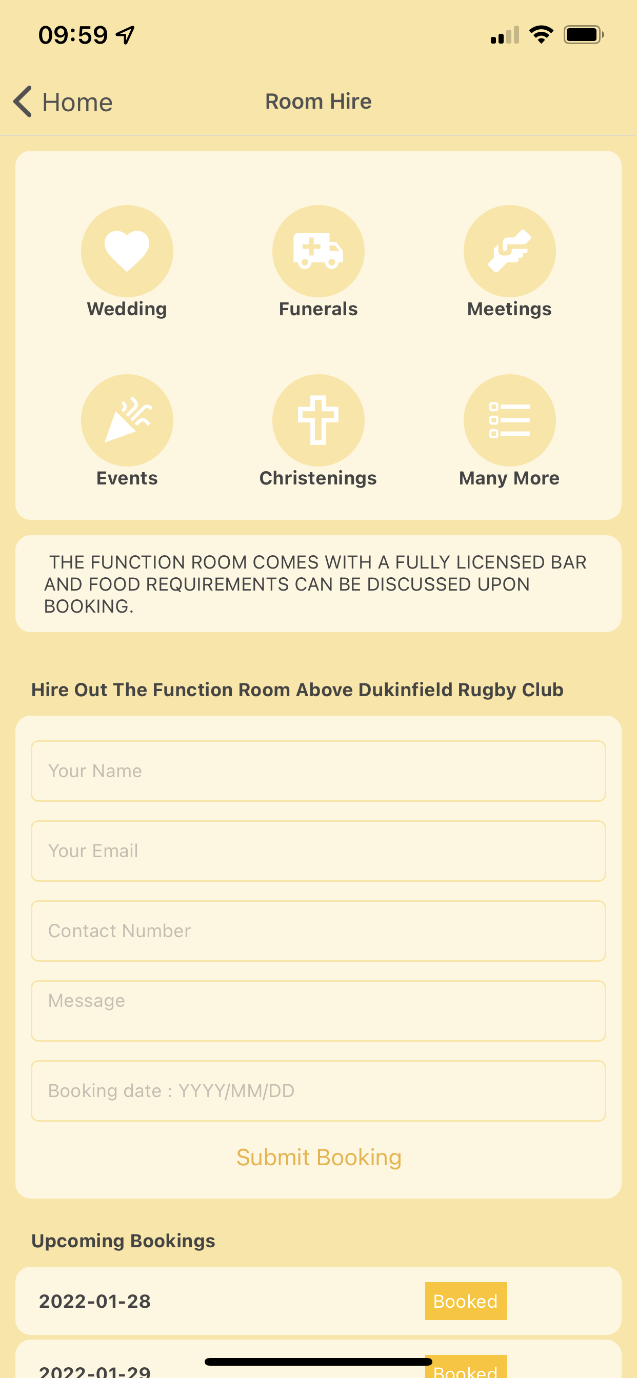 Dukinfield Rugby Club App
